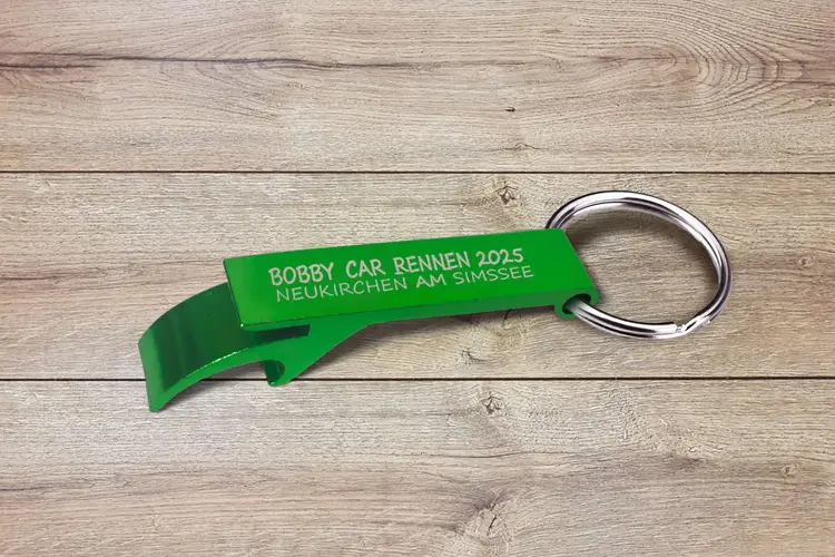 Bobby Car Rennen Werbemittel